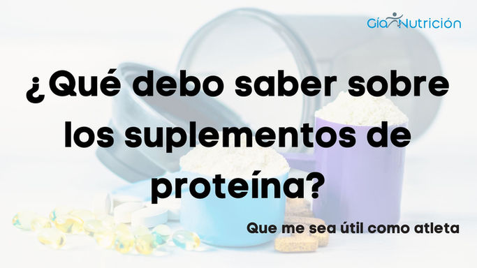 Qué debo saber como suplementos de proteína